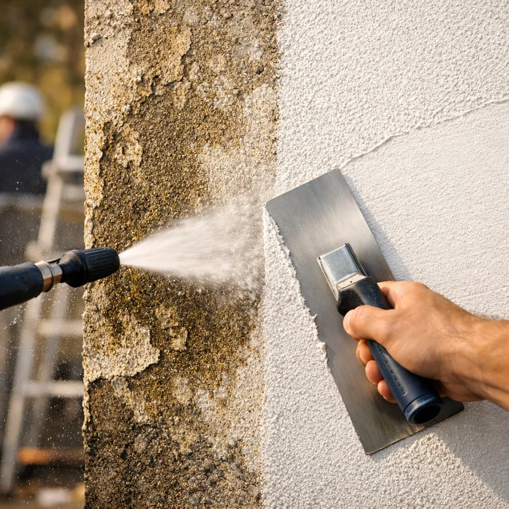 Ravalement de façade professionnel dans le Finistère - Joyce Rénovation